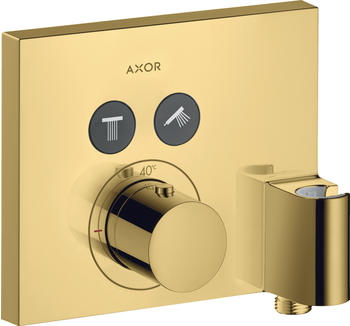 Axor ShowerSelect Square Unterputz-Thermostat polished gold optic (36712990)