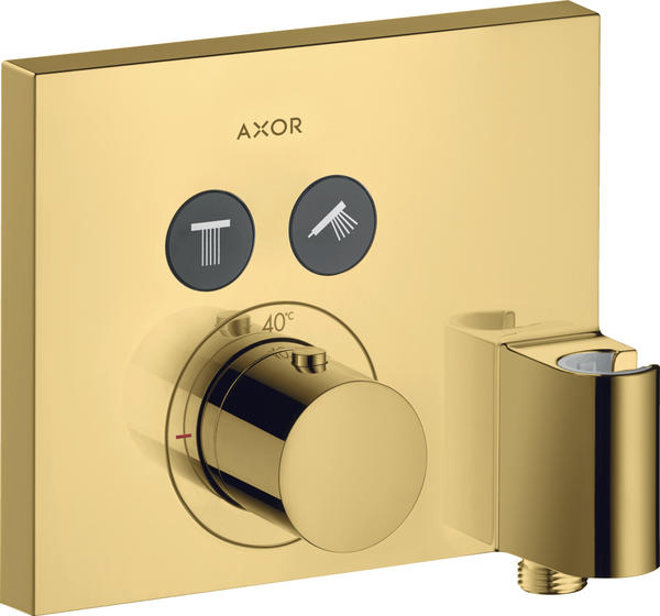 Axor ShowerSelect Square Unterputz-Thermostat polished gold optic (36712990)