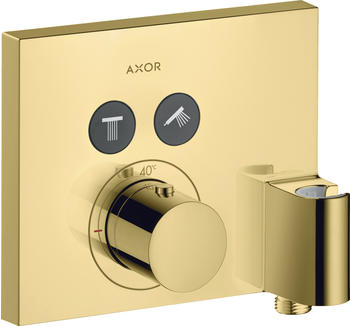 Axor ShowerSelect Square Unterputz-Thermostat polished brass (36712930)