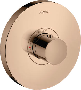 Axor ShowerSelect Round Thermostat polished red gold (36721300)