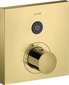 Axor ShowerSelect Square Thermostat Polished Brass (36714930)