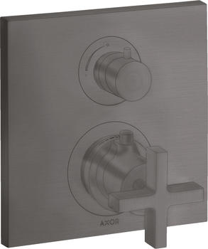 Axor Citterio Thermostat Unterputz mit Absperrventil brushed black chrome (39705340)
