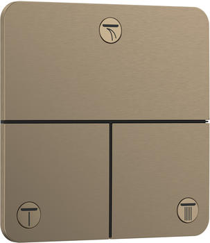 Hansgrohe ShowerSelect Comfort Q Unterputz-Ventil 3 Verbraucher brushed bronze (15587140)