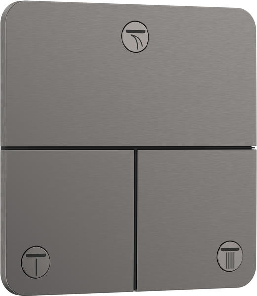 Hansgrohe ShowerSelect Comfort Q Unterputz-Ventil 3 Verbraucher brushed black chrome (15587340)