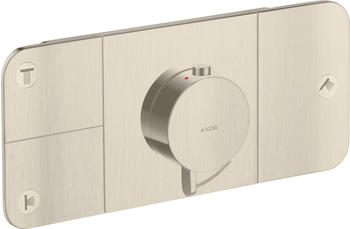 Axor One Thermostatmodul Unterputz für 3 Verbraucher Brushed Nickel (45713820)
