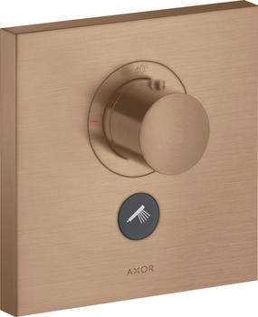 Axor ShowerSelect Square Thermostat Brushed Red Gold (36716310)