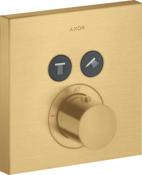 Axor ShowerSelect Square Thermostat Unterputz Brushed Gold Optic (36715250)