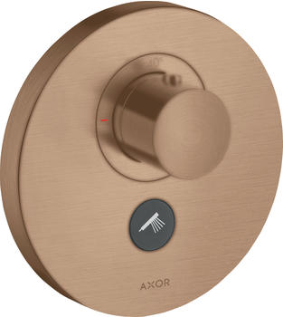 Axor ShowerSelect Round Thermostat brushed red gold (36726310)