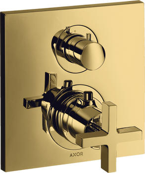 Axor Citterio Thermostat Unterputz mit Absperrventil polished gold optic (39705990)