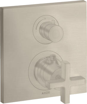 Axor Citterio Thermostat Unterputz mit Absperrventil brushed nickel (39705820)