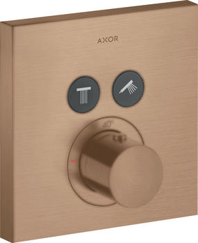 Axor ShowerSelect Square Thermostat Unterputz Brushed Red Gold (36715310)