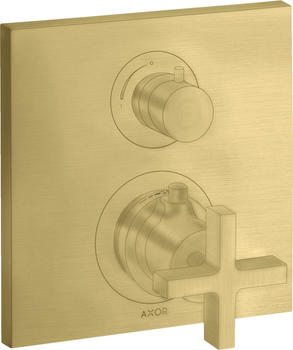 Axor Citterio Thermostat Unterputz mit Absperrventil brushed brass (39705950)