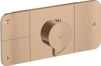 Axor One Thermostatmodul Unterputz für 3 Verbraucher Brushed Red Gold (45713310)