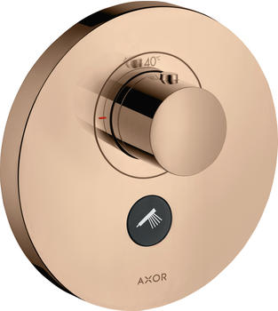Axor ShowerSelect Round Thermostat polished red gold (36726300)