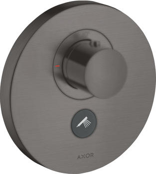 Axor ShowerSelect Round Thermostat brushed black chrome (36726340)
