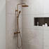 Duravit Shower System MinusFlow inkl. Brausethermostat bronze