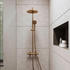 Duravit Shower System MinusFlow inkl. Brausethermostat bronze