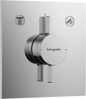 hansgrohe DuoTurn E Mischer Unterputz f&uuml;r 2 Funktionen, Badarmaturen, 75417000,