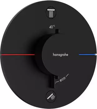 Hansgrohe ShowerSelect Comfort S Thermostat Unterputz mattschwarz (15554670)