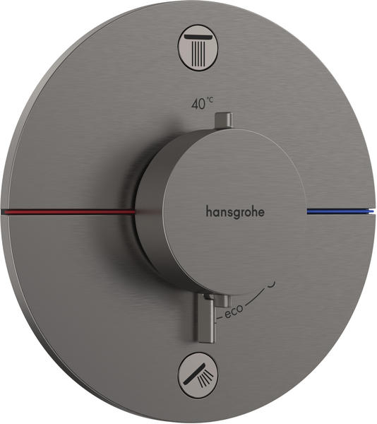 Hansgrohe ShowerSelect Comfort S Thermostat Unterputz brushed black chrome (15554340)