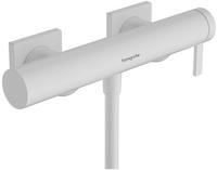 hansgrohe Tecturis E Einhebel-Duscharmatur Aufputz, Badarmaturen, 73620700, mattwei&szlig;