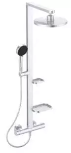 Ideal Standard Alu+ Duschsystem Aufputz silver (BD583SI) – Ideal Standard Alu+ Duschsystem Aufputz silver (BD583SI) – Eleganz und Funktionalität vereint