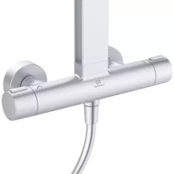 Ideal Standard Alu+ Duschsystem Aufputz silver (BD583SI) – Komfort und Sicherheit in einem Duschsystem