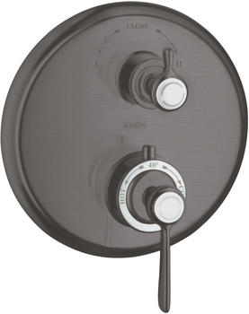Axor Montreux Thermostat Unterputz mit Ab- und Umstellventil brushed black chrome (16821340)