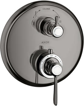 Axor Montreux Thermostat Unterputz mit Ab- und Umstellventil polished black chrome (16821330)