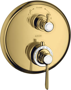 Axor Montreux Thermostat Unterputz mit Ab- und Umstellventil polished gold optic (16821990)