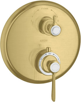 Axor Montreux Thermostat Unterputz mit Ab- und Umstellventil brushed brass (16821950)