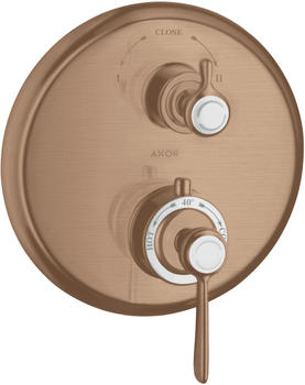 Axor Montreux Thermostat Unterputz mit Ab- und Umstellventil brushed red gold (16821310)