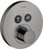 Axor ShowerSelect Thermostat Unterputz rund für 2 Verbraucher Polished Black Chrome (36723330)