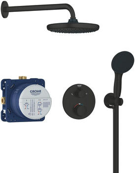 GROHE Precision Thermostat Unterputz-Duschsystem mit Vitalio Start 250 matte black (348832430)