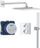 GROHE Precision Thermostat Unterputz-Duschsystem mit Vitalio Rain Mono 310 Cube chrom (34881000)