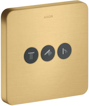 Axor ShowerSelect Unterputz Ventil 3 Verbraucher brushed gold optic (36773250)