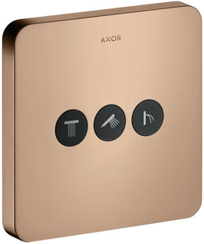 Axor ShowerSelect Unterputz Ventil 3 Verbraucher polished red gold (36773300)