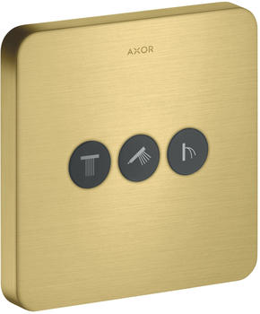 Axor ShowerSelect Unterputz Ventil 3 Verbraucher brushed brass (36773950)