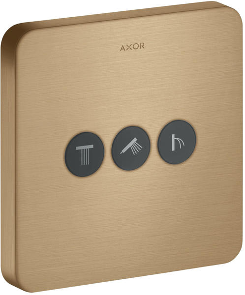Axor ShowerSelect Unterputz Ventil 3 Verbraucher brushed bronze (36773140)