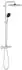 GROHE Vitalio Comfort 250 Duschsystem mit Thermostatbatterie chrom (26696001)