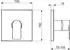 Hansa HansaStela Fertigset für Brause-Batterie chrom (87859073)