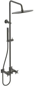 Ideal Standard Joy Neo Duschsystem mit Brausearmatur Kreuzgriffe magnetic grey (BD158A5)