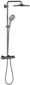 GROHE Rainshower SmartActive Duschsystem hard graphite geb&uuml;rstet (26836AL0)