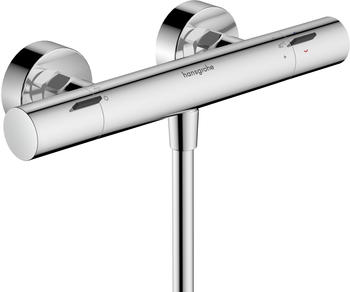 Hansgrohe Ecostat Fine Brausethermostat Aufputz mit Temperaturbegrenzer chrom 13323000