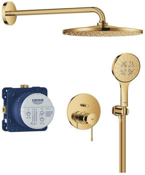 GROHE Essence Duschsystem Unterputz mit Rainshower Mono 310 cool sunrise (25287GL0)