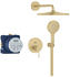 GROHE Essence Duschsystem Unterputz mit Rainshower Mono 310 cool sunrise gebürstet (25287GN0)
