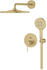 GROHE Essence Duschsystem Unterputz mit Rainshower Mono 310 cool sunrise gebürstet (25287GN0)