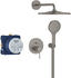 GROHE Essence Duschsystem Unterputz mit Rainshower Mono 310 hard graphite gebürstet (25287AL0)
