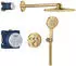 GROHE Grohtherm SmartControl Duschsystem Unterputz mit Rainshower SmartActive 310 cool sunrise (34863GL0)