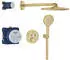 GROHE Grohtherm SmartControl Duschsystem Unterputz mit Rainshower SmartActive 310 cool sunrise gebürstet (34863GN0)